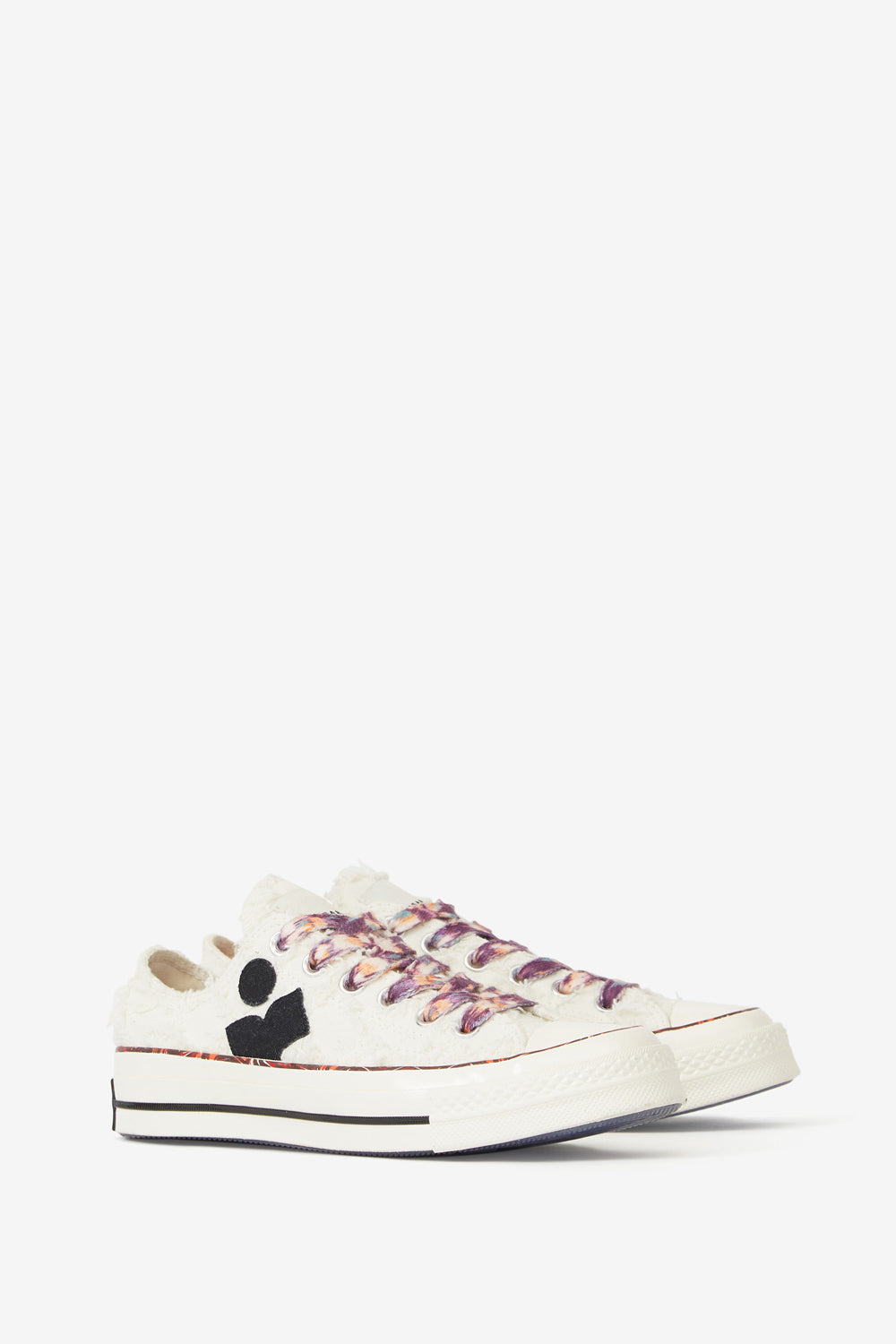 Isabel marant x converse chuck 70 low-top sneakers - Vanilla black red - Woman - 3