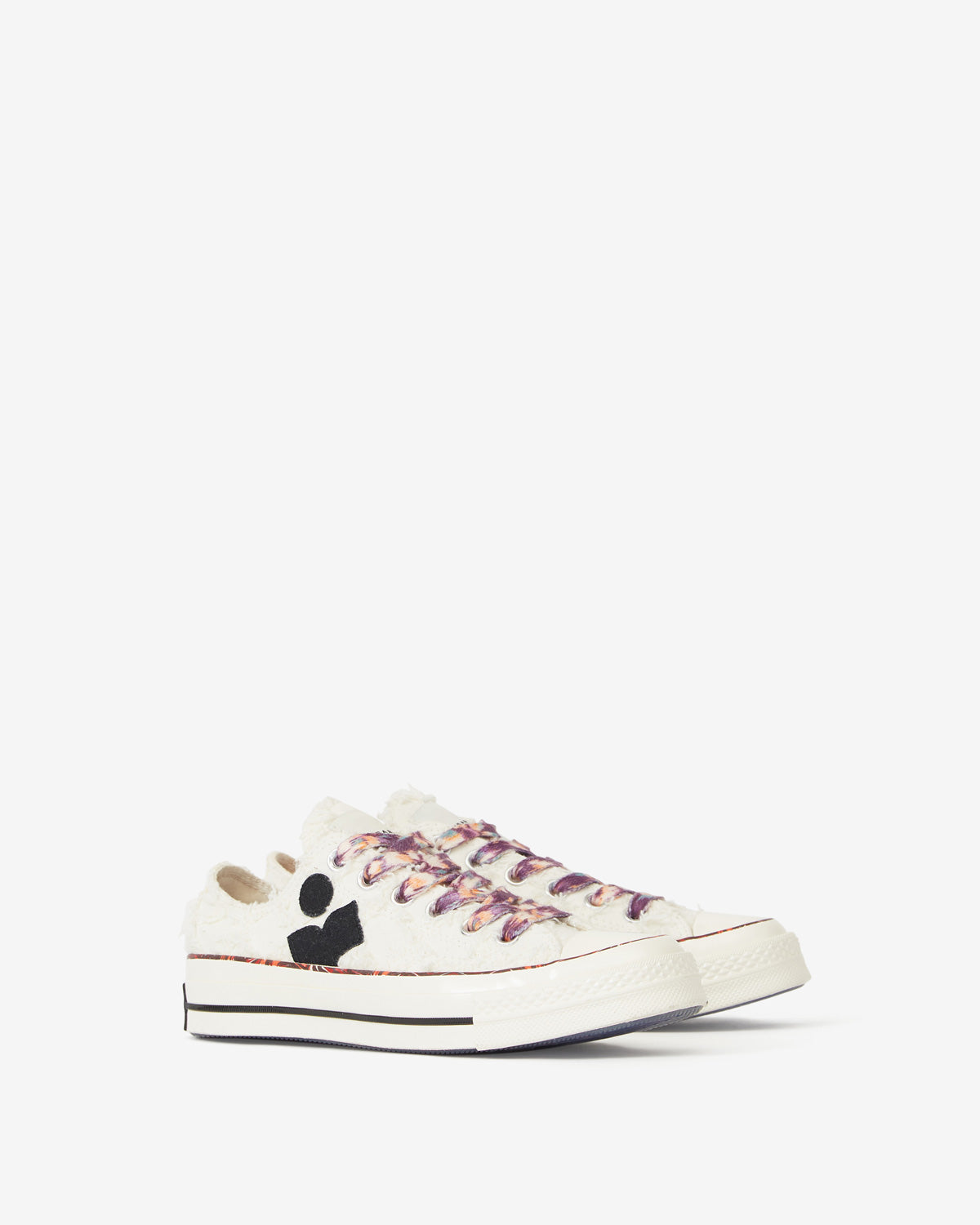 Isabel marant x converse chuck 70 low-top sneakers - Vanilla black red - Woman - 3