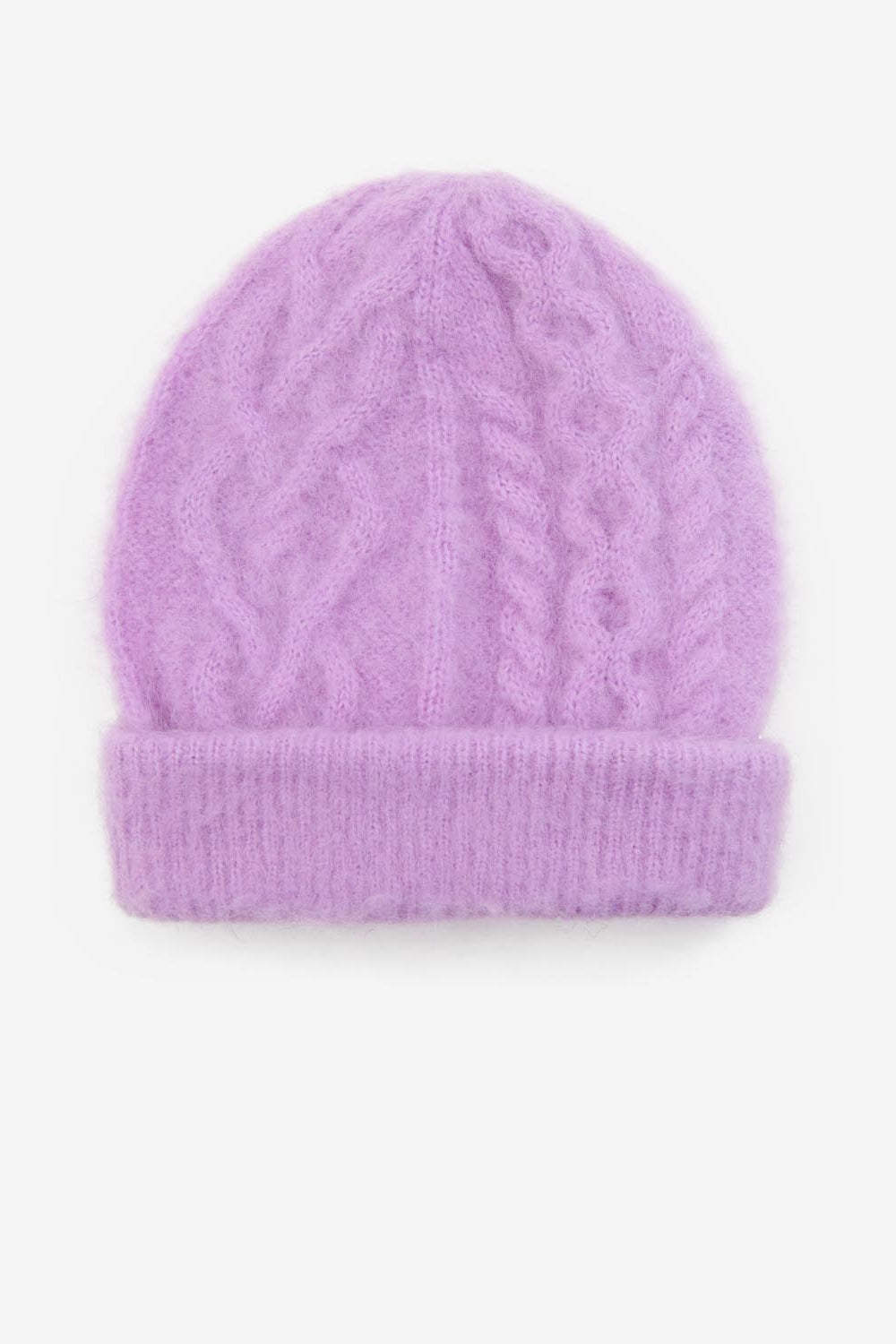 Mütze tolie aus mohair mit zopfmuster - Lavender - Woman - 2