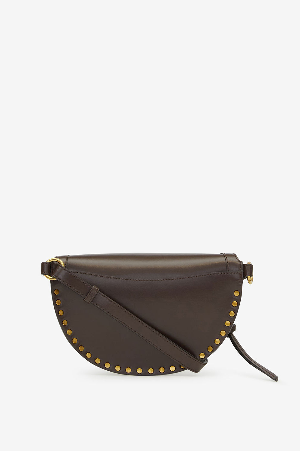 Sac banane en cuir de veau skano - Marron foncé - Woman - 2