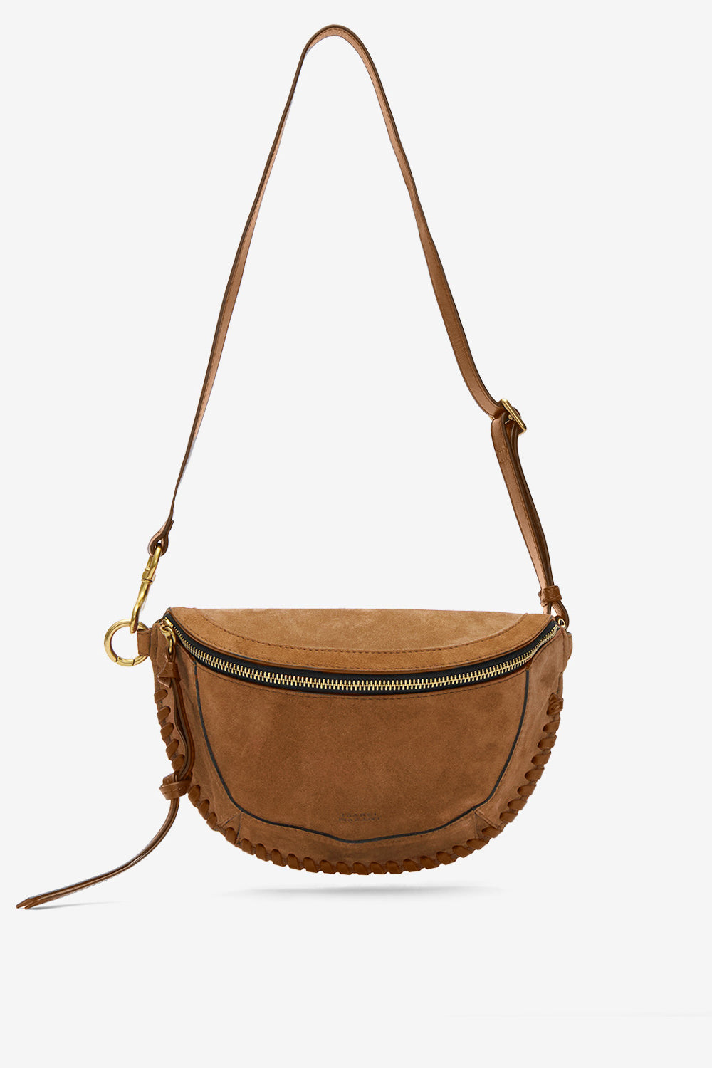 Bolsa banana skano fannypack en piel de becerro ante coñac - Cognac - Woman - 4