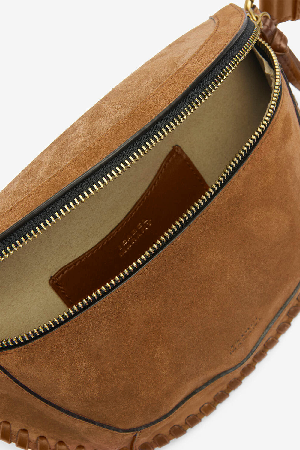 Bolsa banana skano fannypack en piel de becerro ante coñac - Cognac - Woman - 3