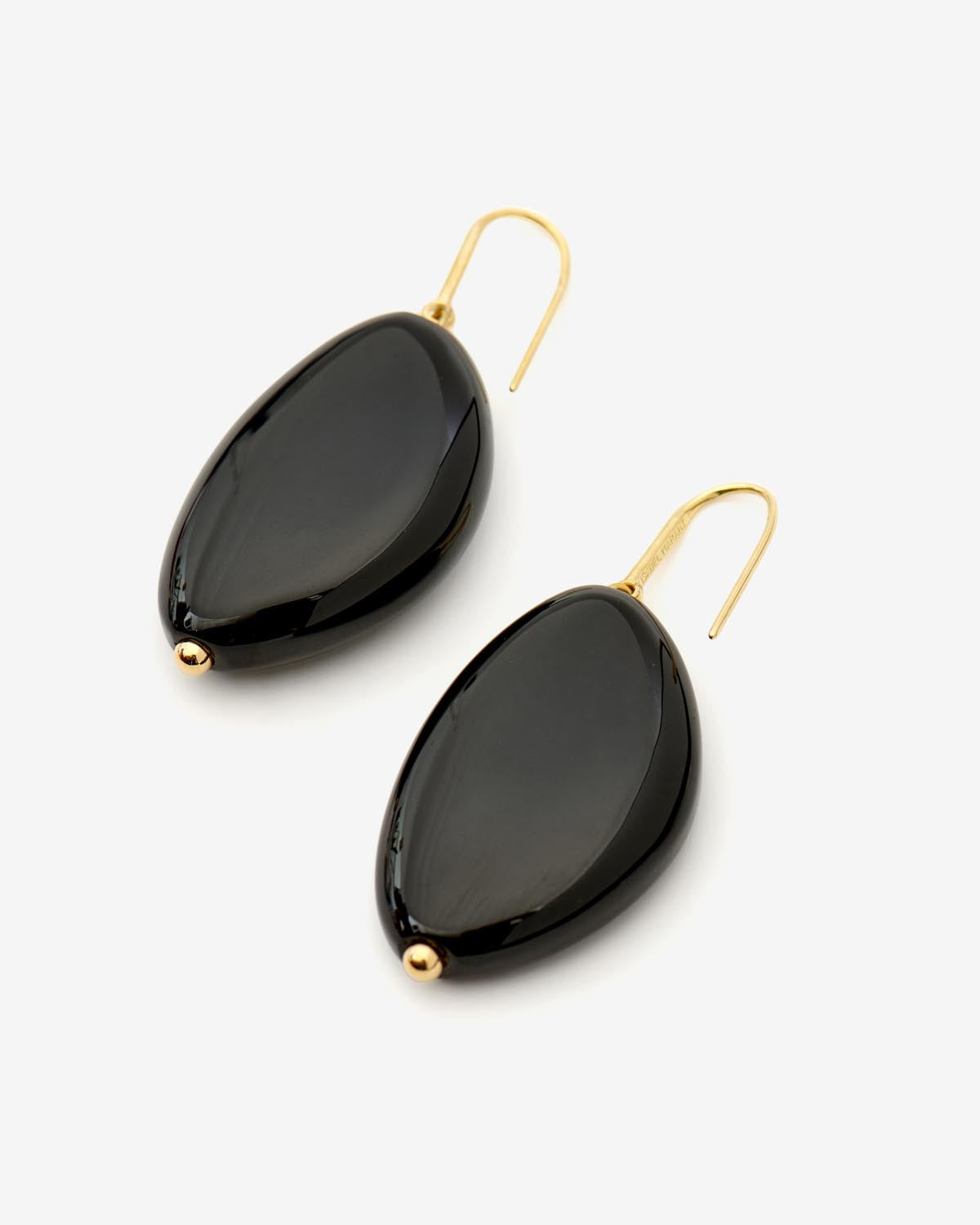 Ohrringe on the rocks aus naturstein - Schwarz - Woman - 3