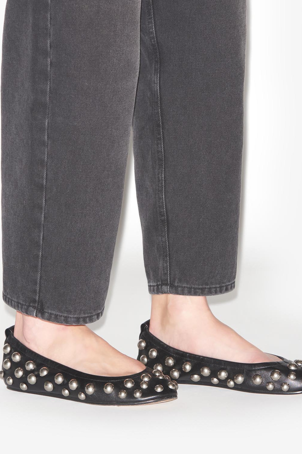 Ballerine borchiate belna - Nero - Woman - 5