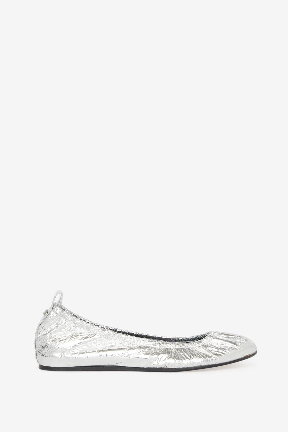 Ballerine in pelle di agnello metallizzata belna - Argento - Woman - 1