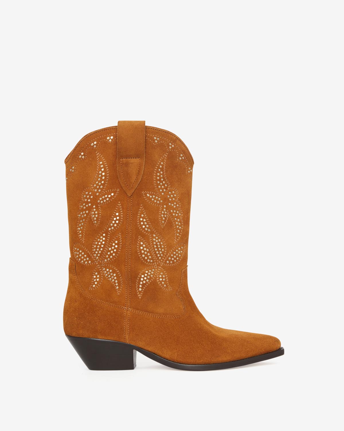 Duerto studded cowboy boots - Cognac-gold - Woman - 1