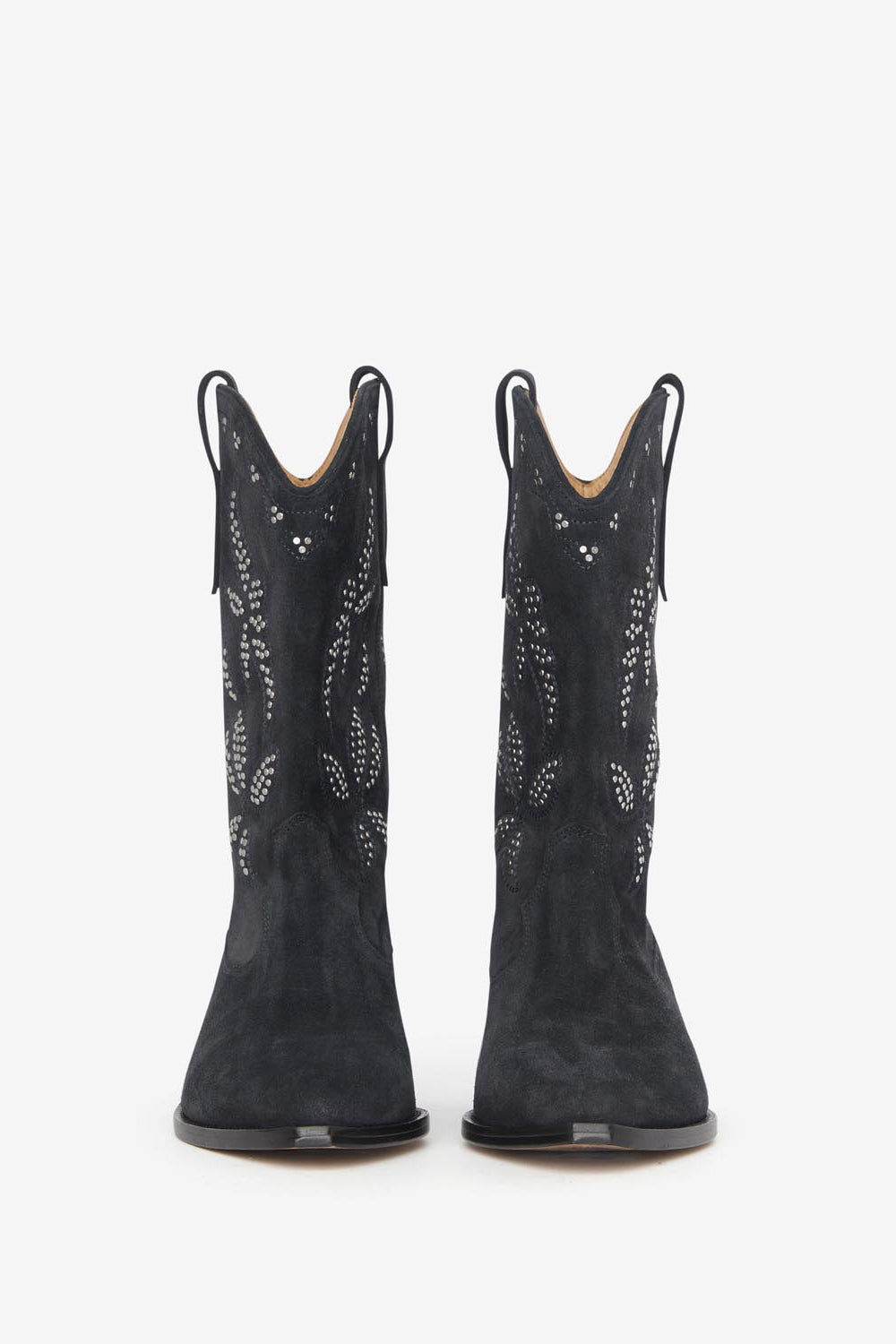 Duerto studded cowboy boots - Faded black-silver - Woman - 4