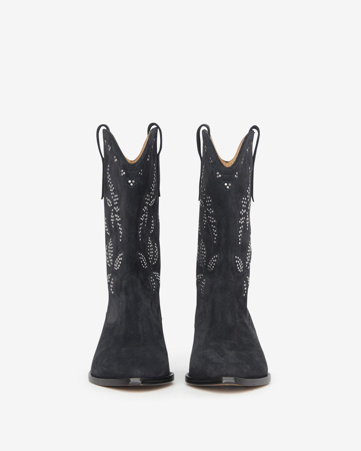 Duerto studded cowboy boots - Faded black-silver - Woman - 4