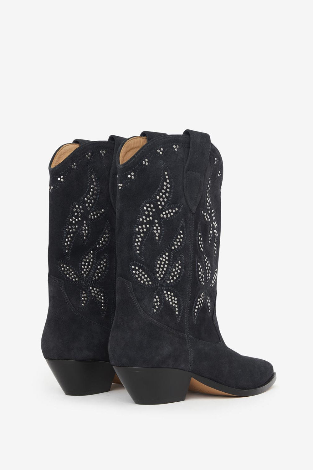 Duerto studded cowboy boots - Faded black-silver - Woman - 2
