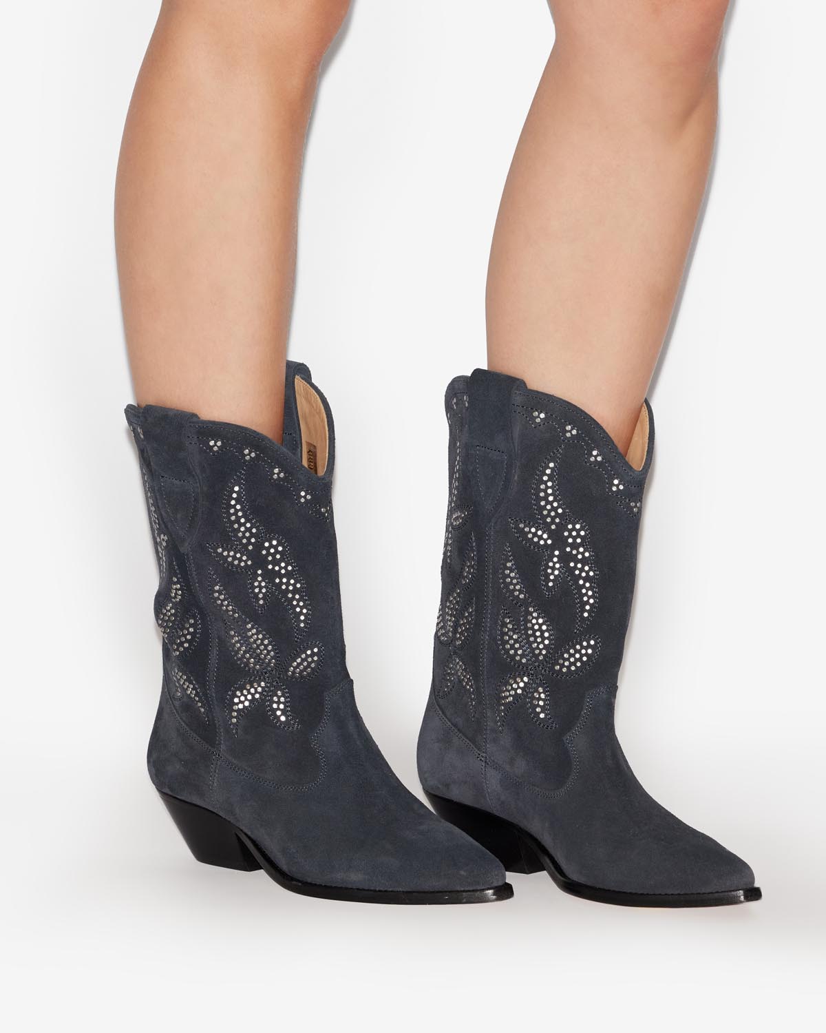 Duerto studded cowboy boots - Faded black-silver - Woman - 5