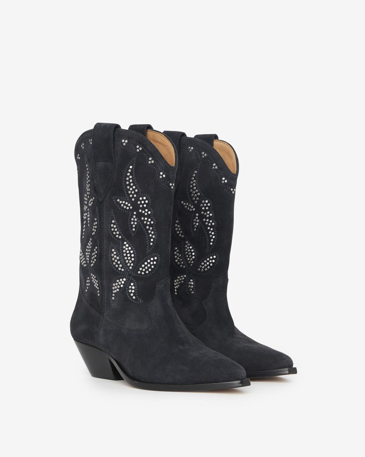 Duerto studded cowboy boots - Faded black-silver - Woman - 3