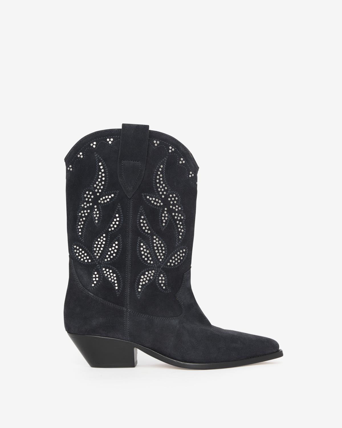 Duerto studded cowboy boots - Faded black-silver - Woman - 1