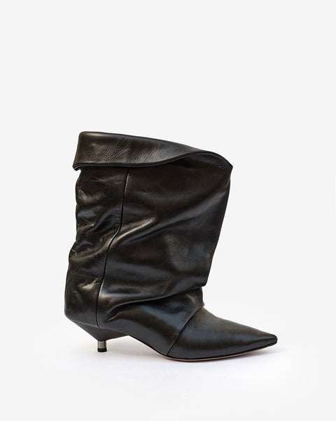 ミドルブーツ ISABEL MARANT Women Boots BO0135FAB3A23S01BK Black Ademe boots Woman black | ISABEL MARANT Official online store