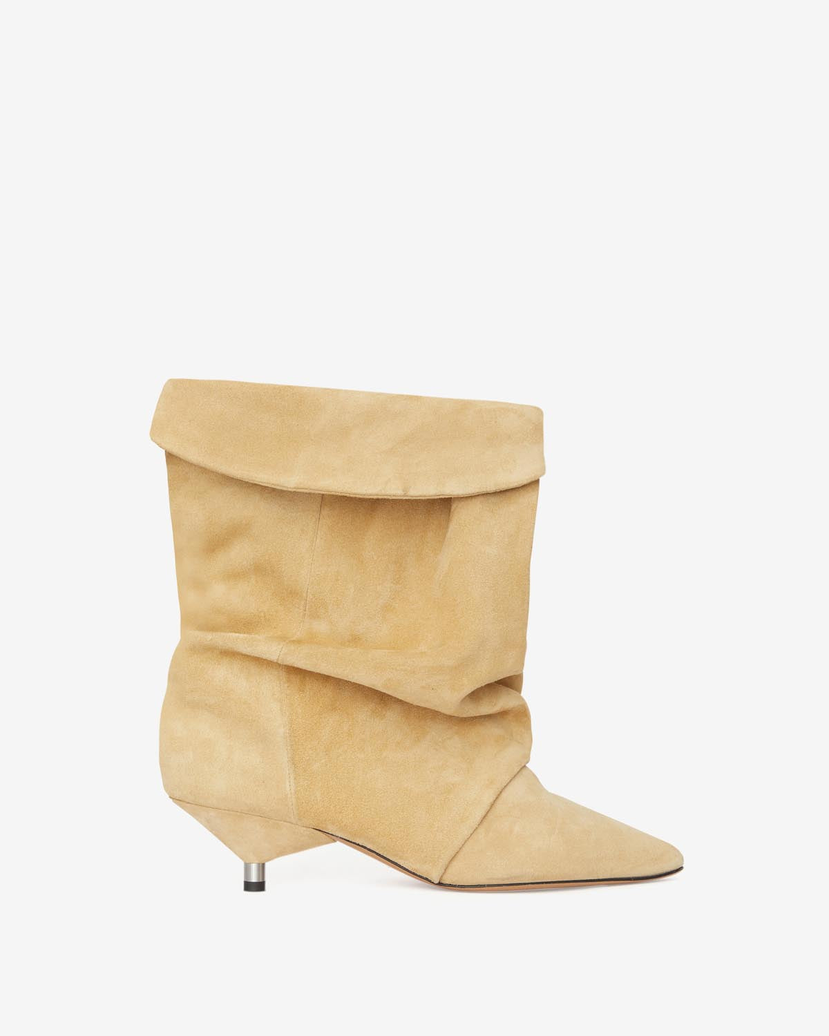 Edrik high-heeled draped boots - Beige - Woman - 1