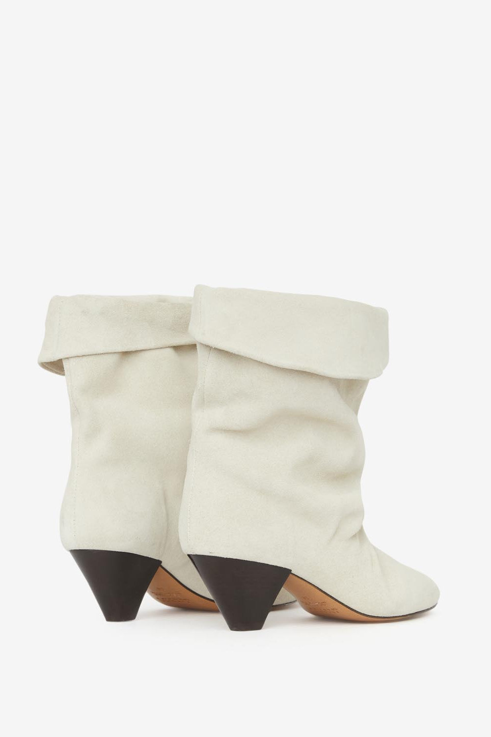 Boots drapées à talons ryska - Beige - Woman - 2