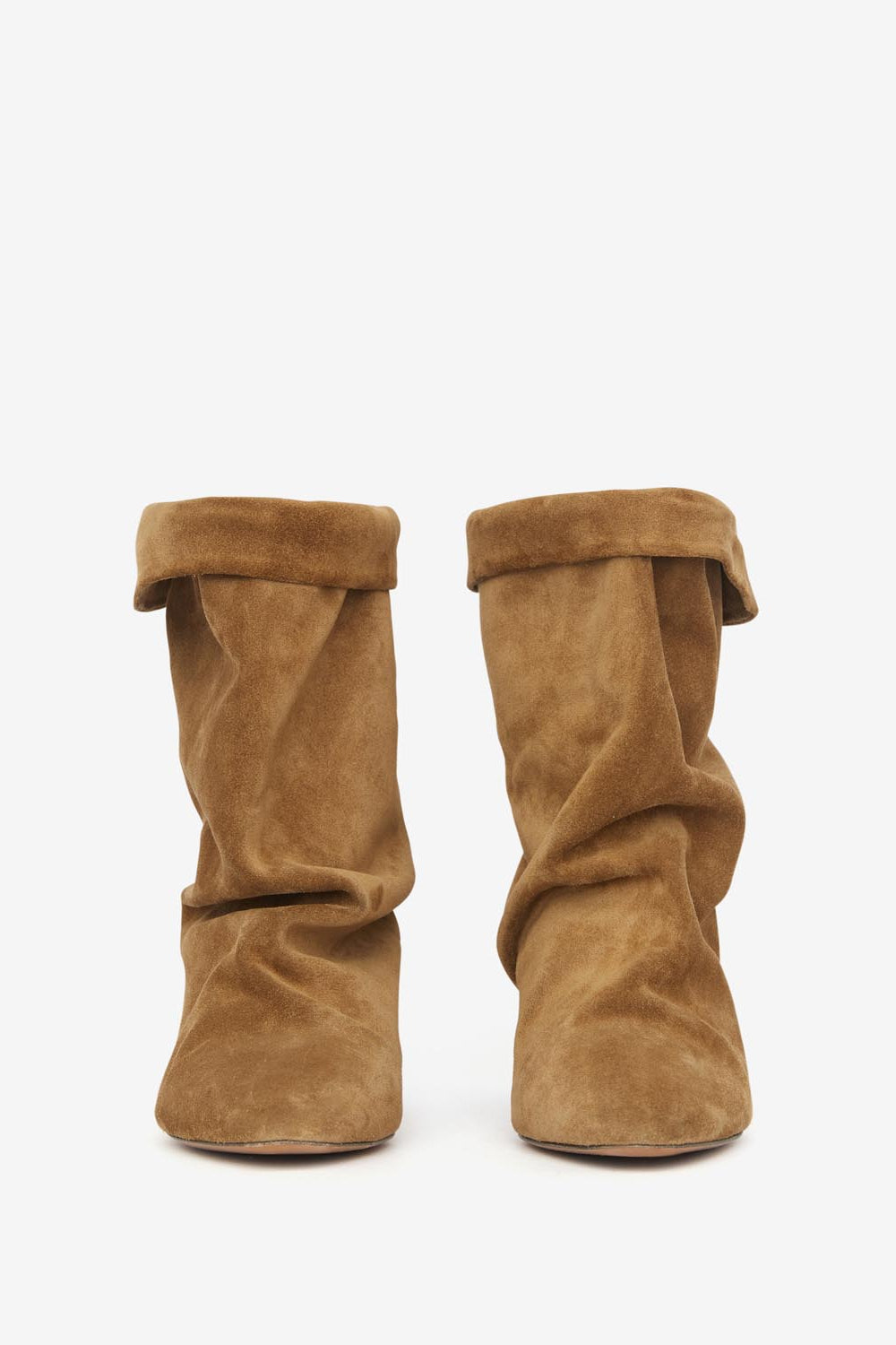 Ryska high-heeled draped boots - Khaki - Woman - 4