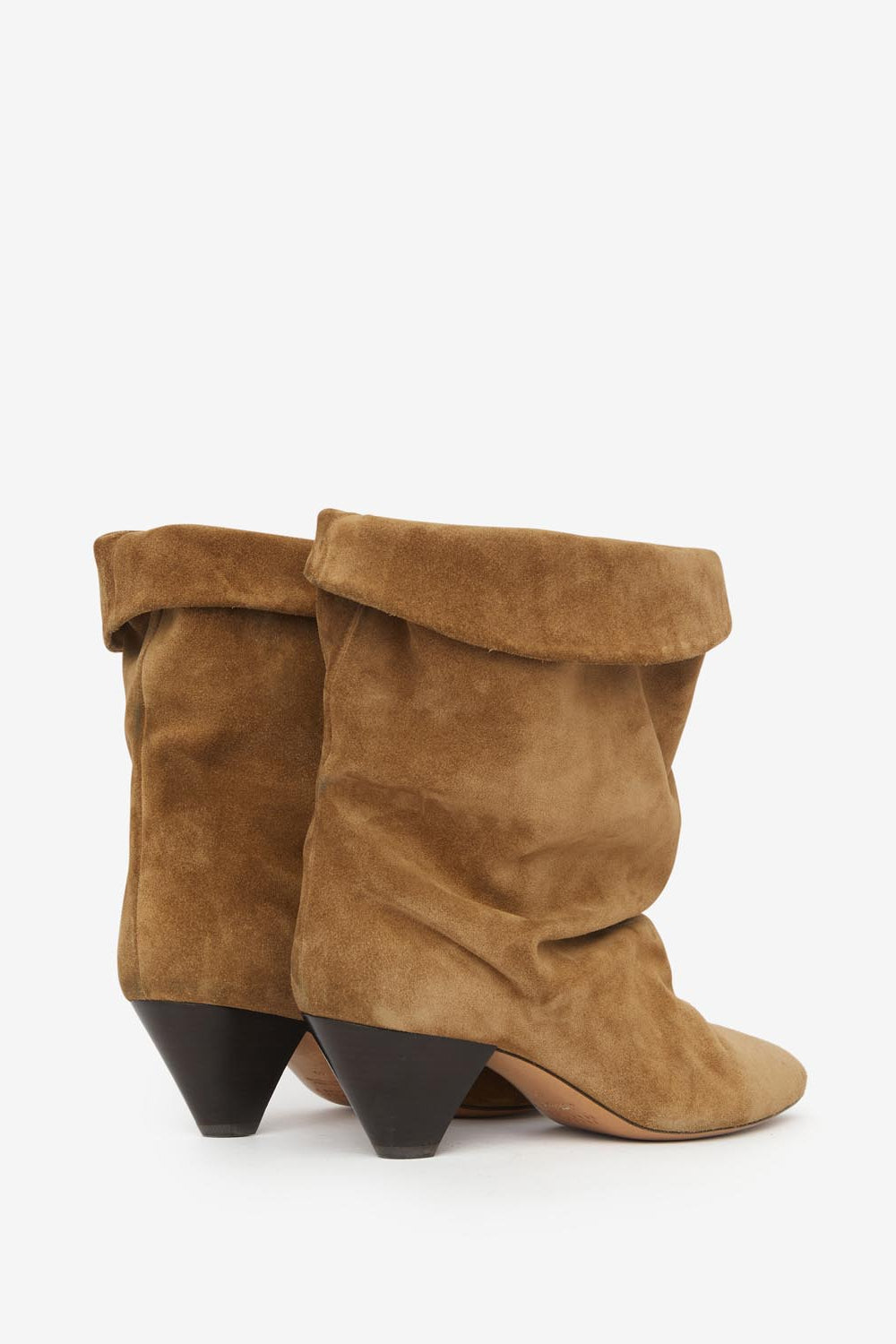 Ryska high-heeled draped boots - Khaki - Woman - 2