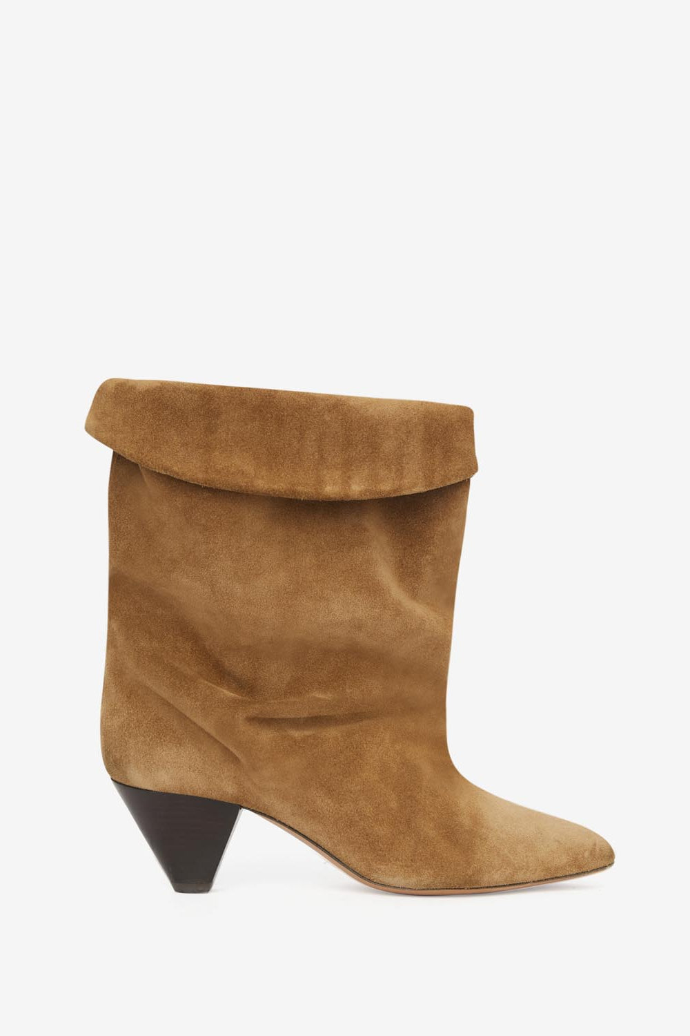 Ryska high-heeled draped boots - Khaki - Woman - 1