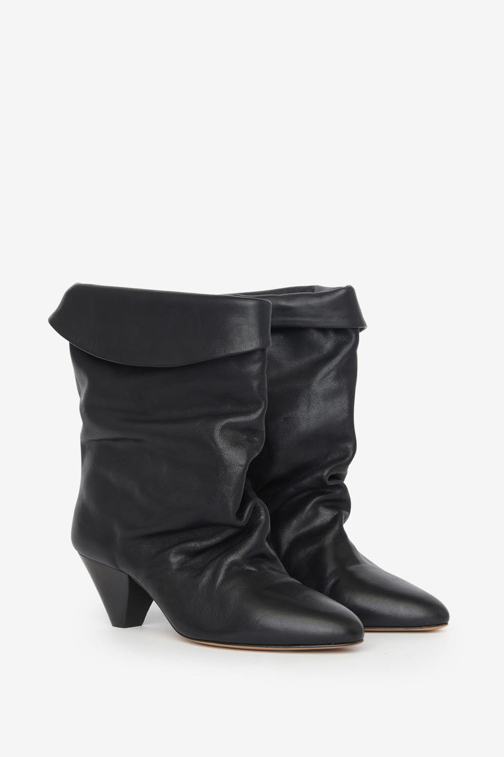 Boots drapées à talons ryska - Noir - Woman - 3