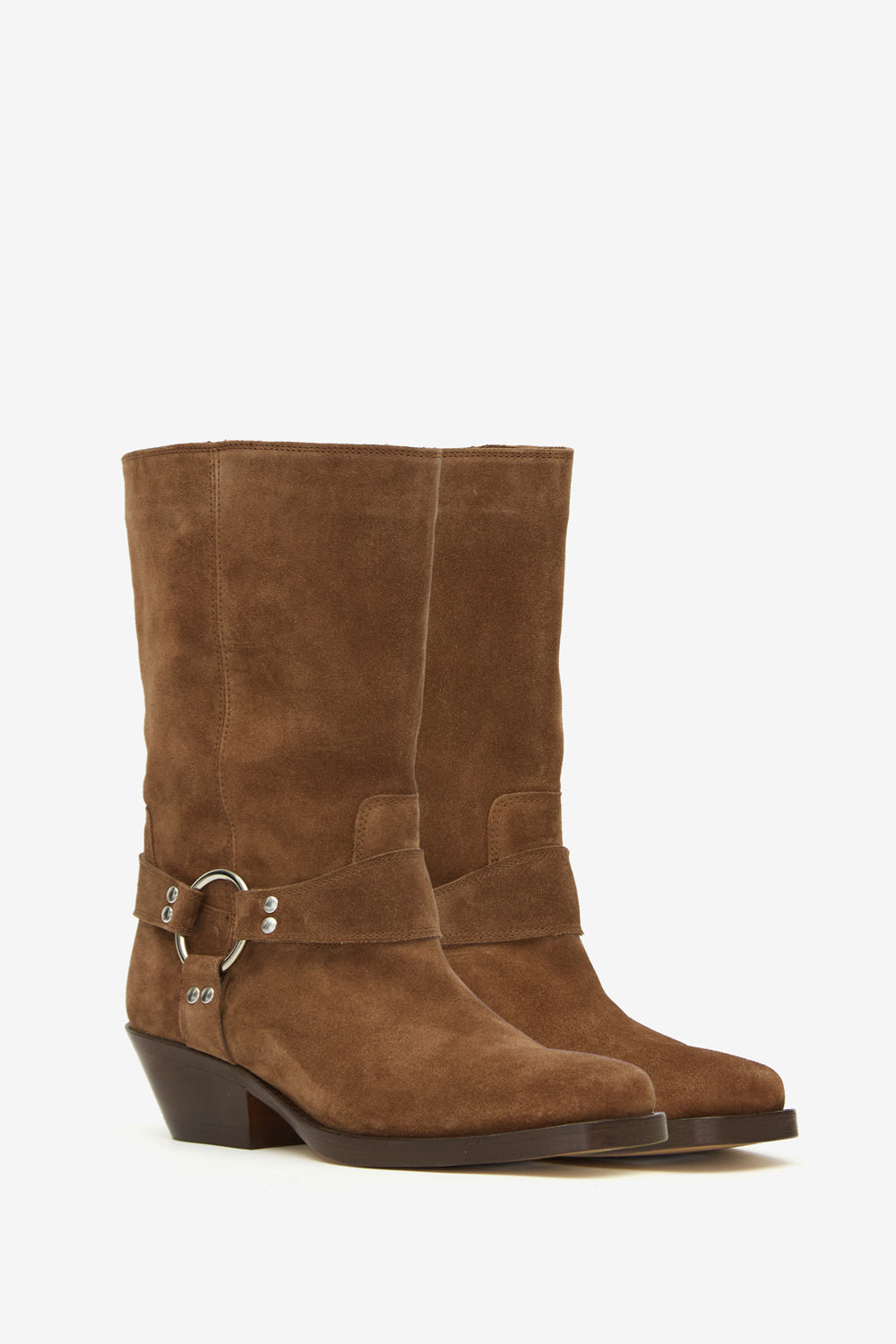 Biker style boots antya - Brown - Woman - 3