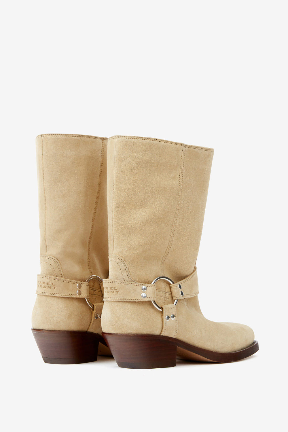 Antya biker style boots - Beige - Woman - 2