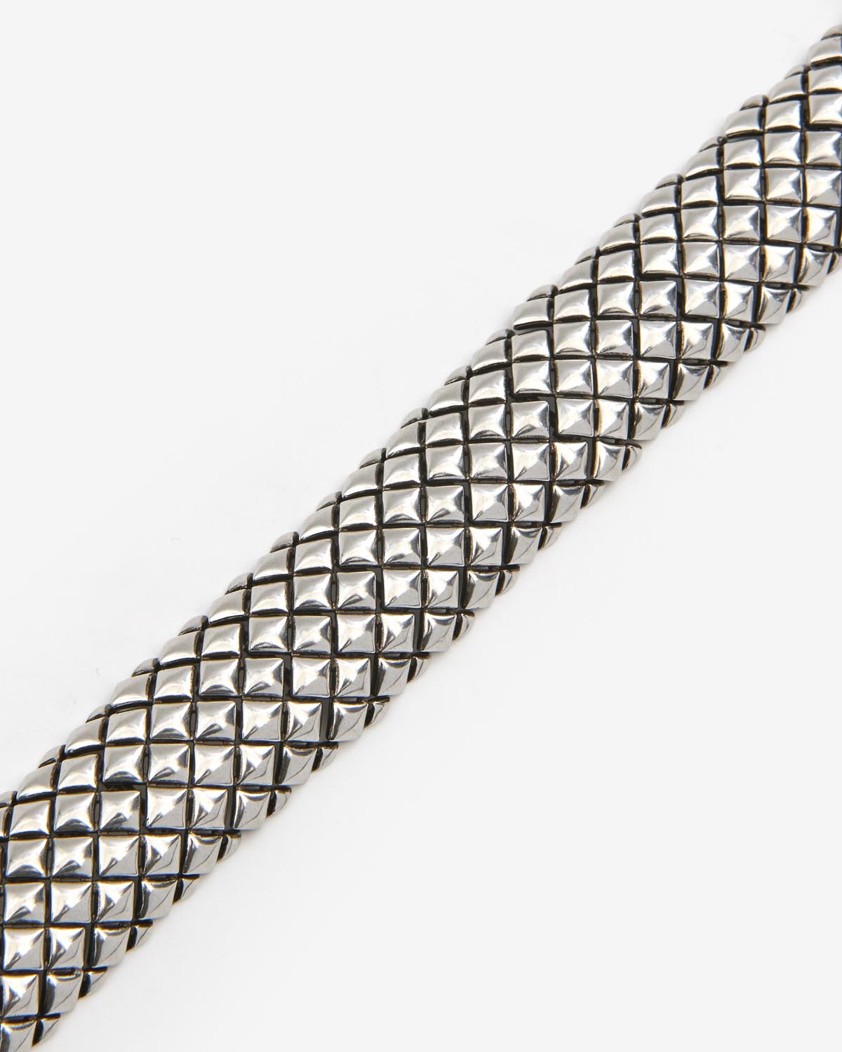 Miyu stretch bracelet in silver-finish brass - Silver - Woman - 3