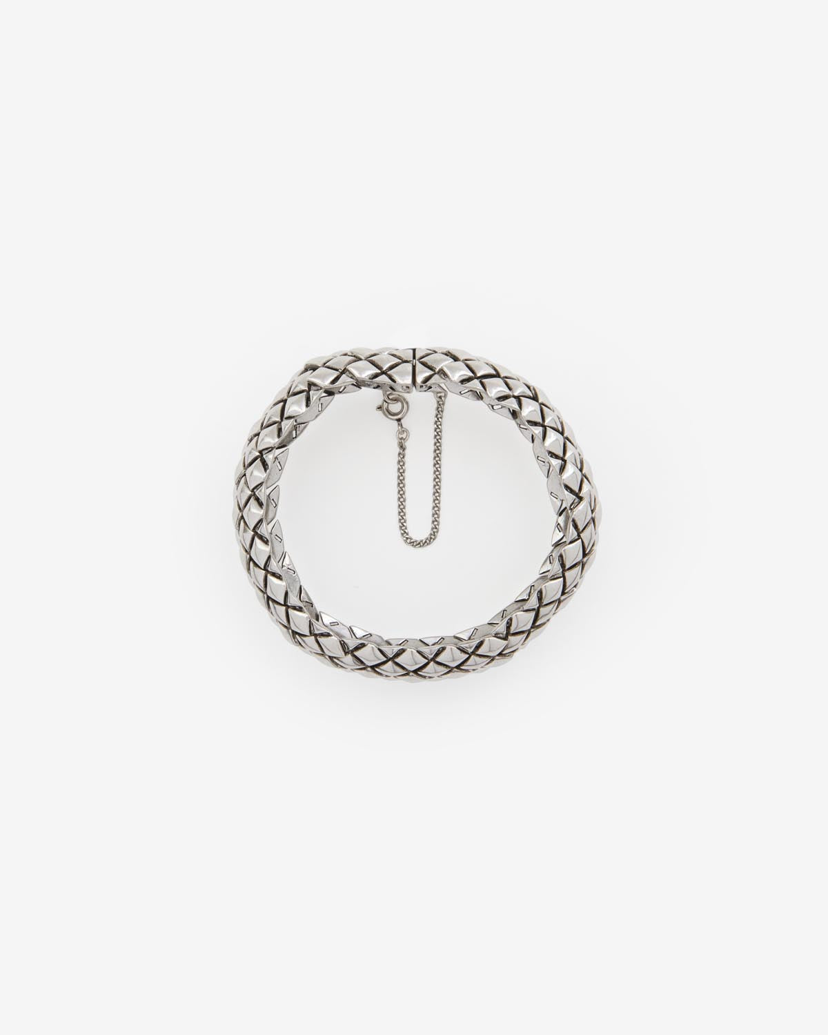 Miyu stretch bracelet in silver-finish brass - Silver - Woman - 1