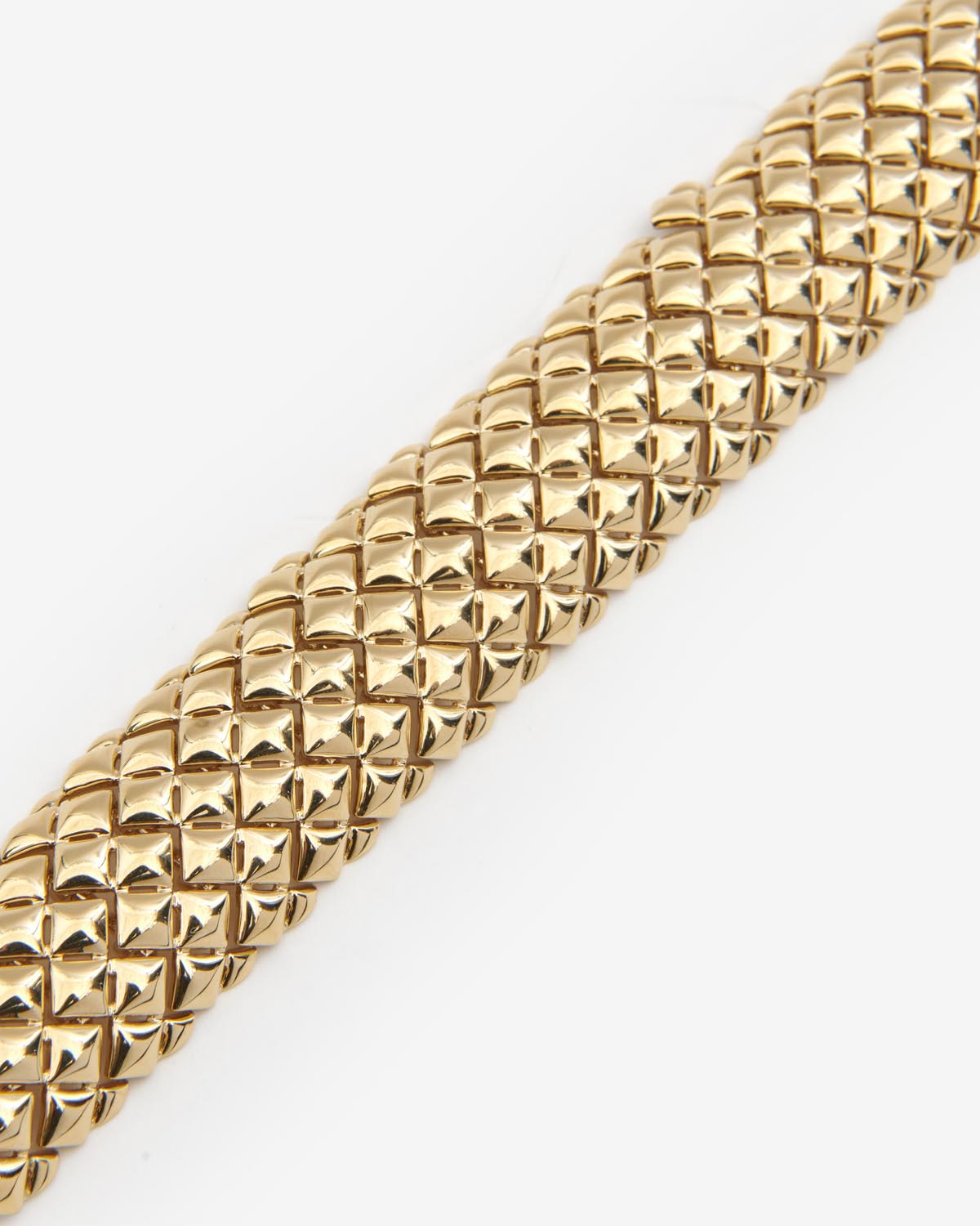Miyu stretch bracelet in gold-finish brass - Gold - Woman - 3