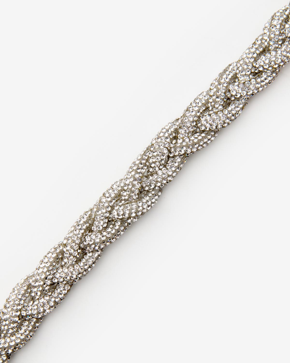 Flechtarmband yua aus strass - Silber - Woman - 3