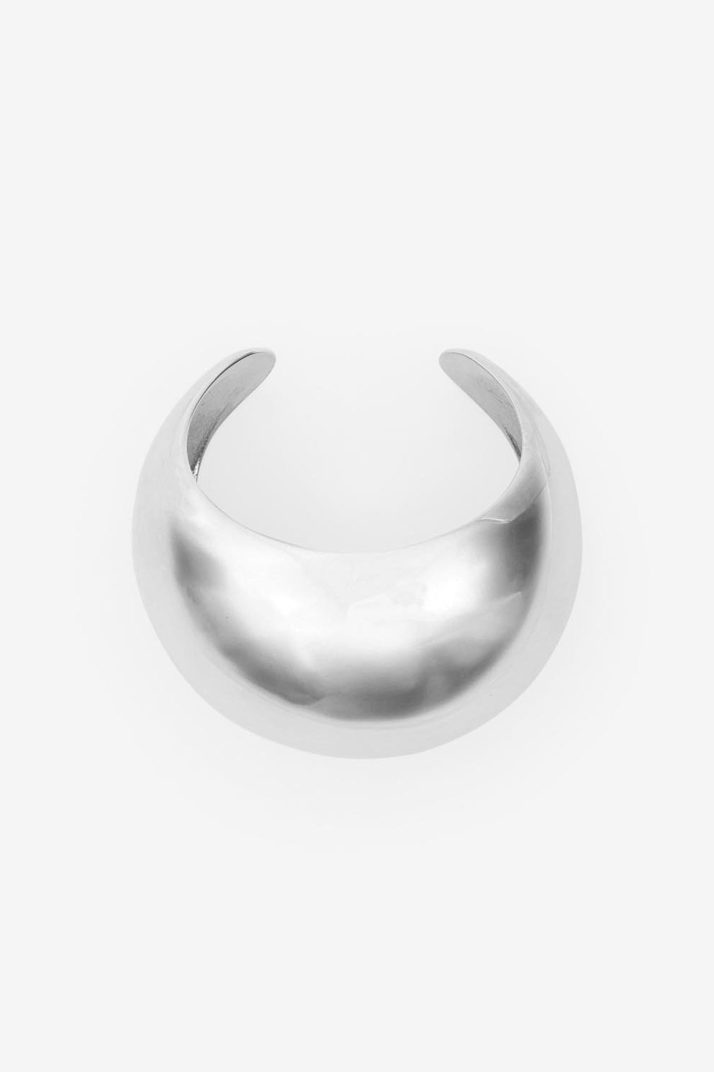 Awa convex cuff bracelet - Silver - Woman - 1