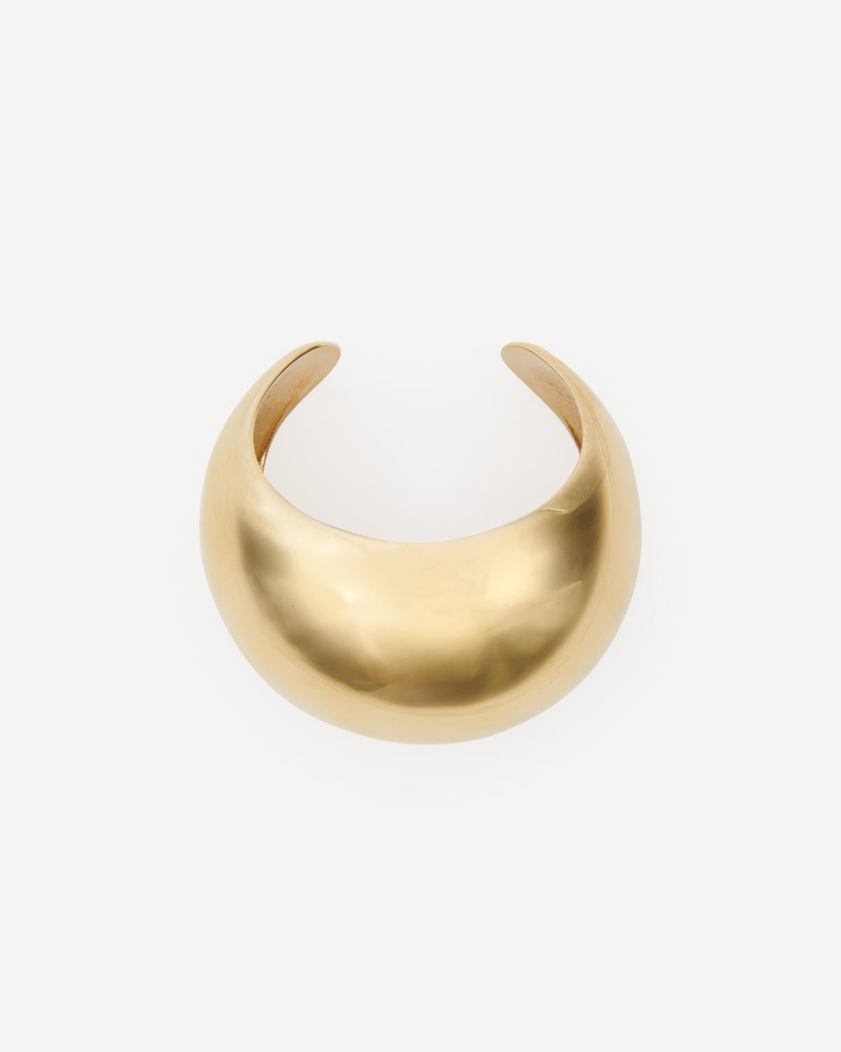 Awa convex cuff bracelet - Gold - Woman - 1