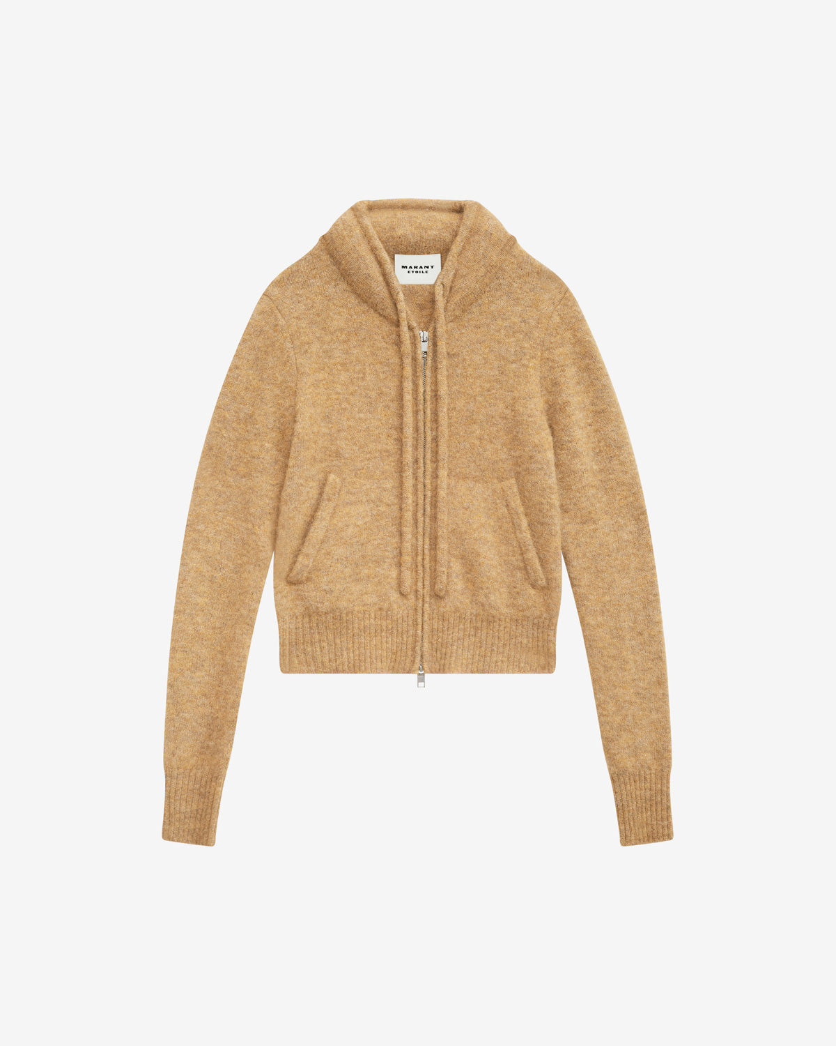 Cardigan milly en maille alpaga unie - Honey - Woman - 5