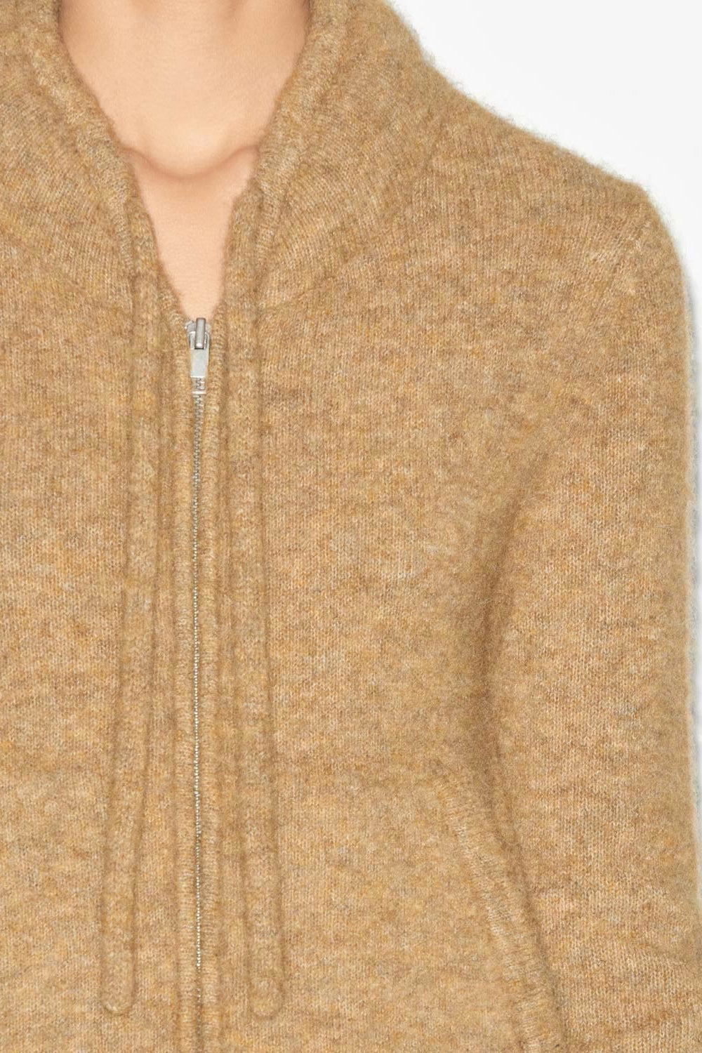 Cardigan in maglia di alpaca tinta unita milly - Honey - Woman - 3