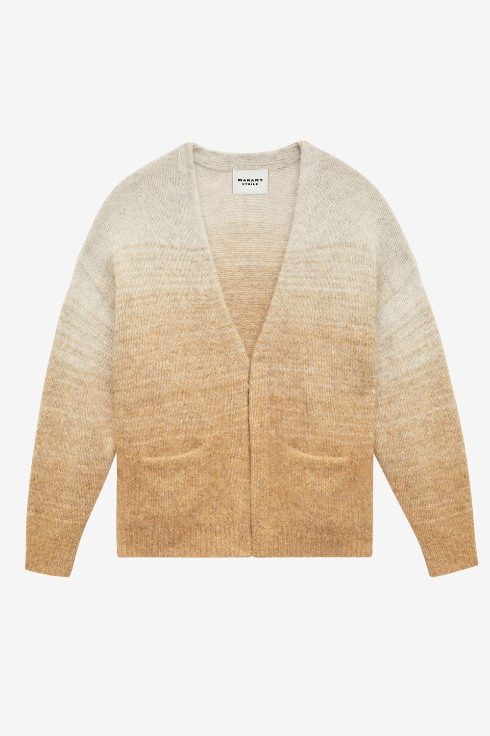 Cardigan in alpaca con dégradé danea - Honey - Woman - 1