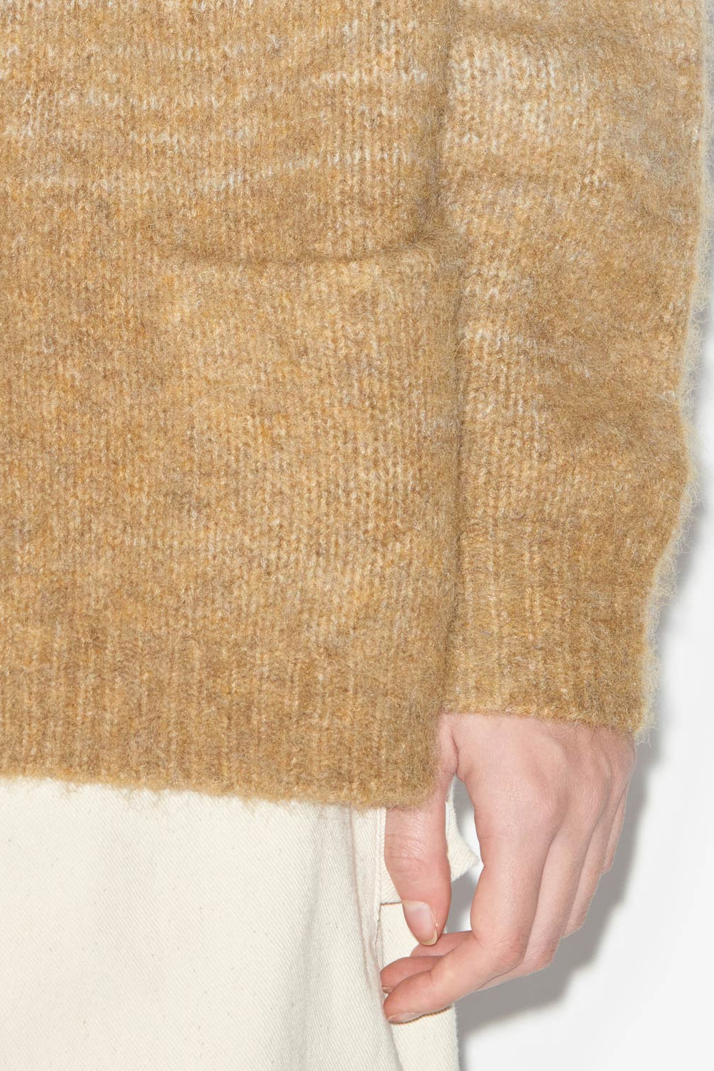 Cardigan in alpaca con dégradé danea - Honey - Woman - 3