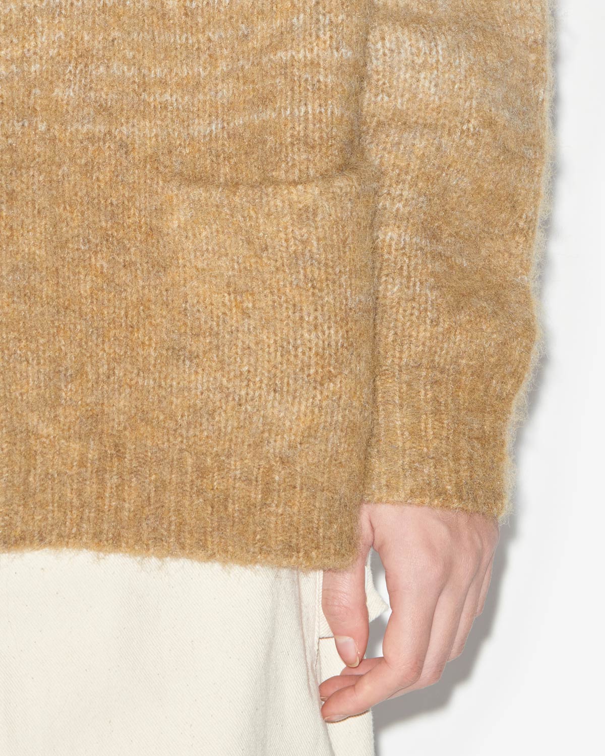 Strickjacke danea aus alpaka-strick mit farbverlauf - Honey - Woman - 2