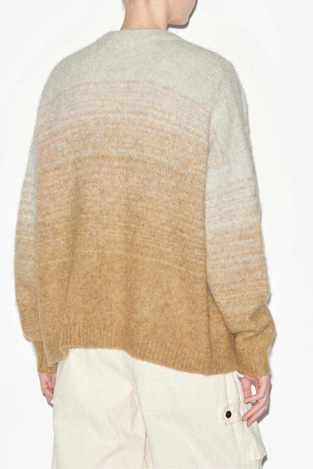 Cardigan in alpaca con dégradé danea - Honey - Woman - 5