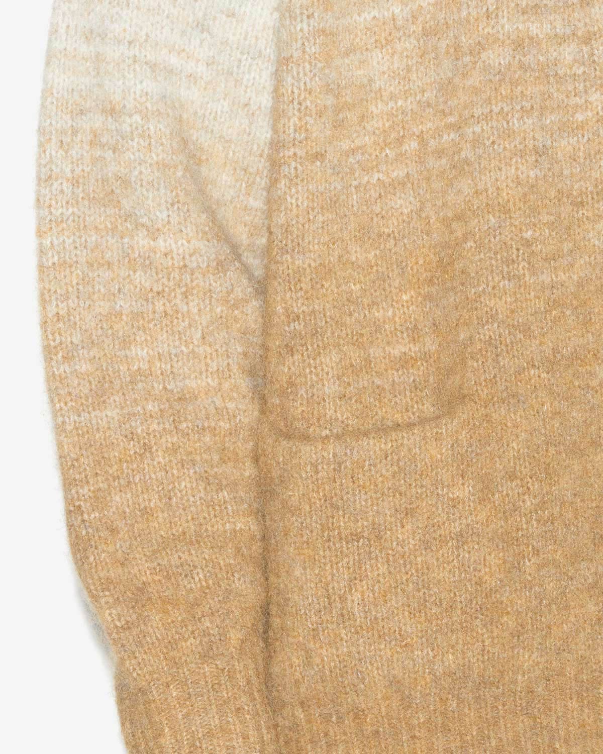 Cárdigan daneah de punto de alpaca degradado - Honey - Man - 2