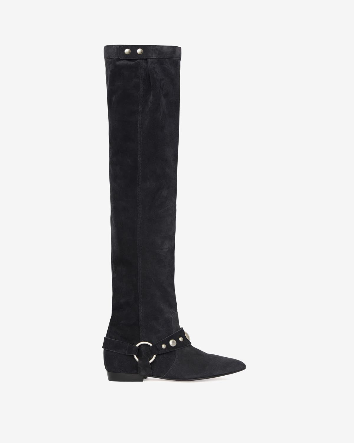 Botas por encima de la rodilla selize Woman Negro lavado 2