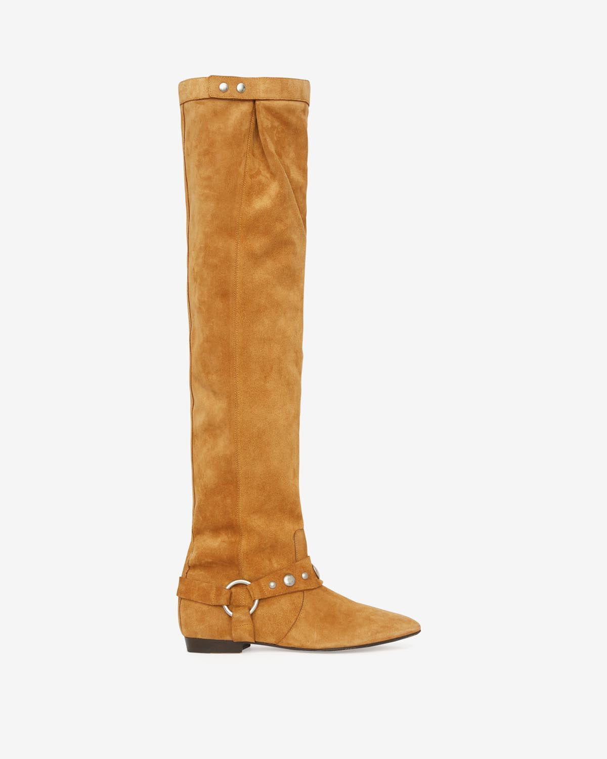 Selize thigh boots Woman Cognac 4