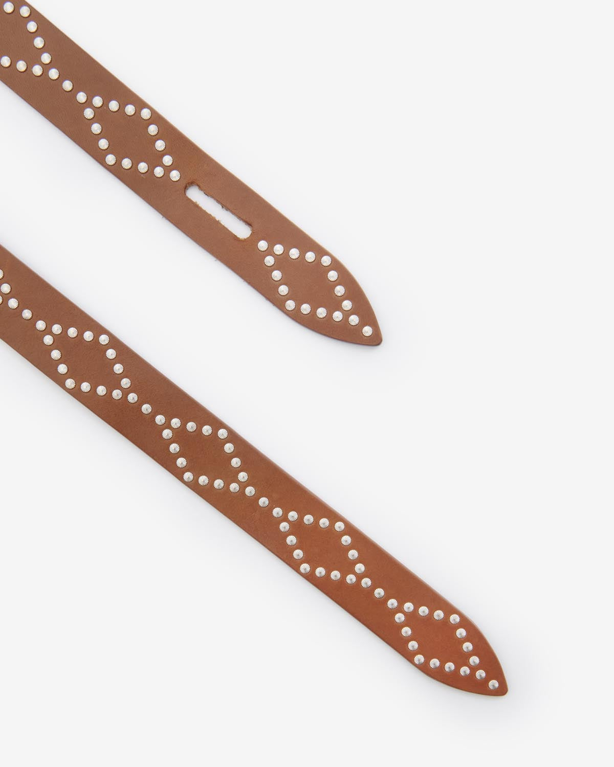 Lecce bow belt - Cognac-silver - Woman - 3