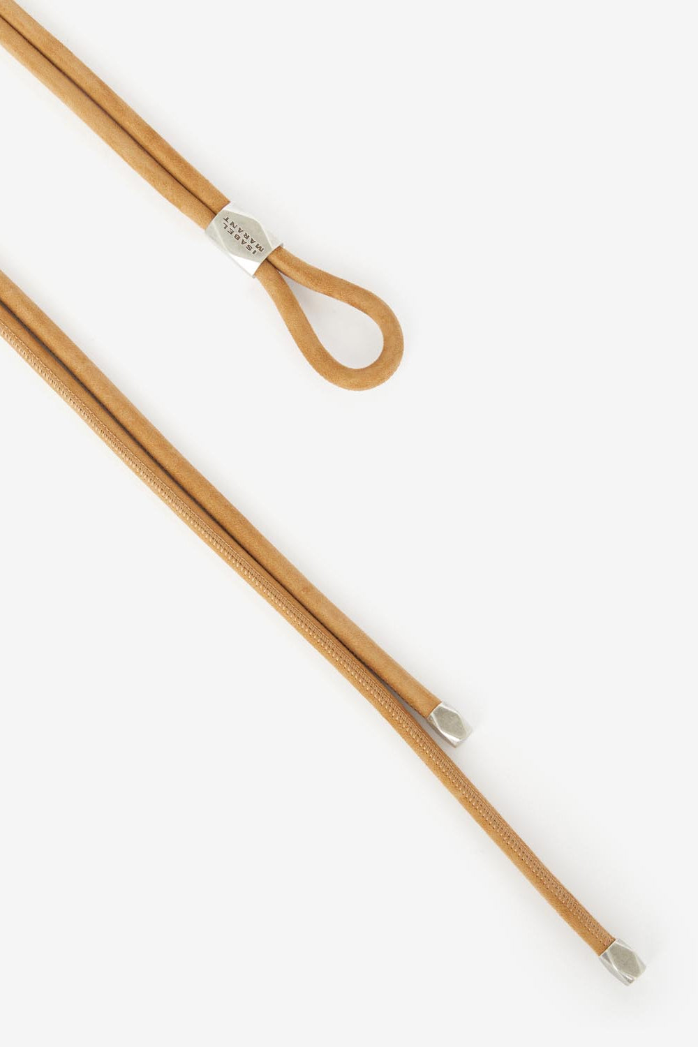 Kordelgürtel silvia aus lammleder - Camel-silver - Woman - 3