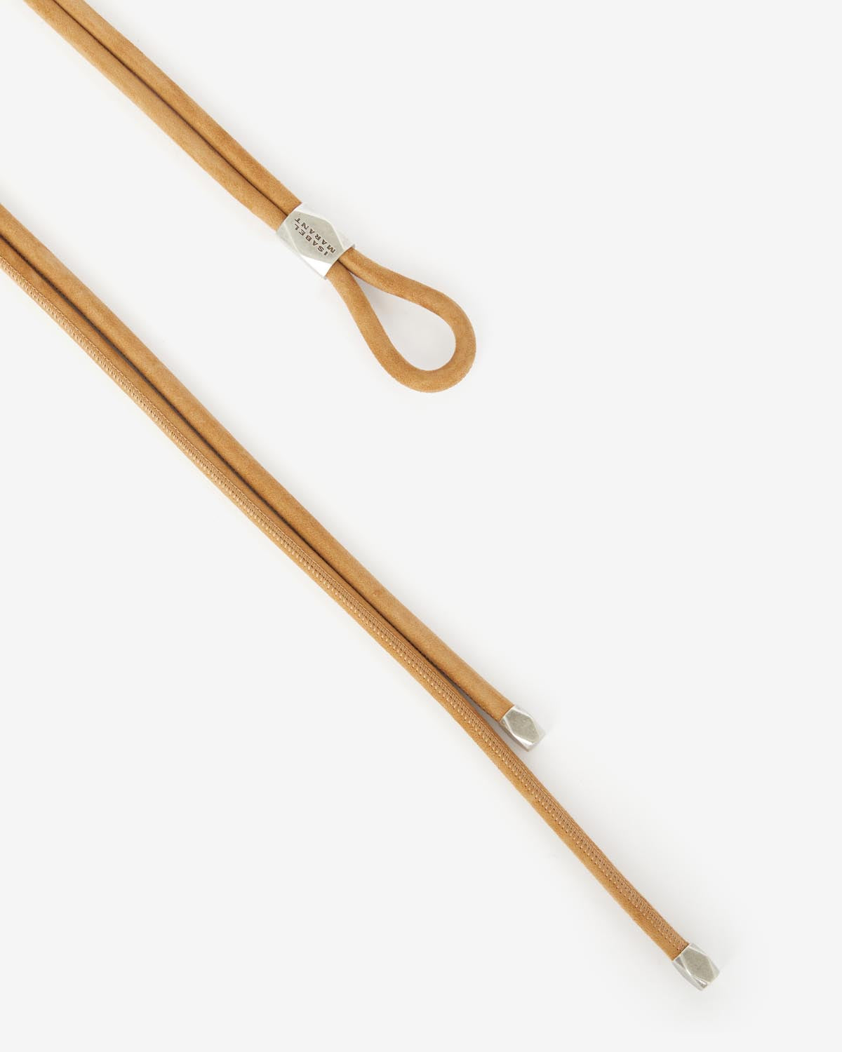 Kordelgürtel silvia aus lammleder - Camel-silver - Woman - 3