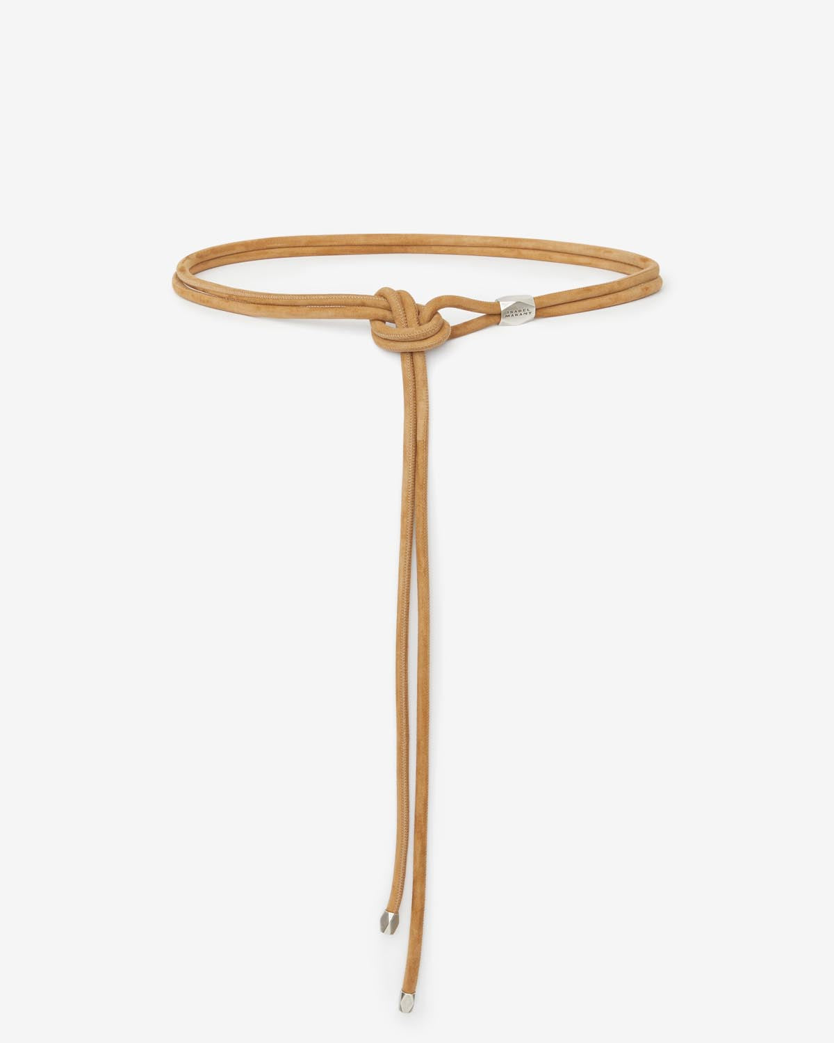 Kordelgürtel silvia aus lammleder - Camel-silver - Woman - 1