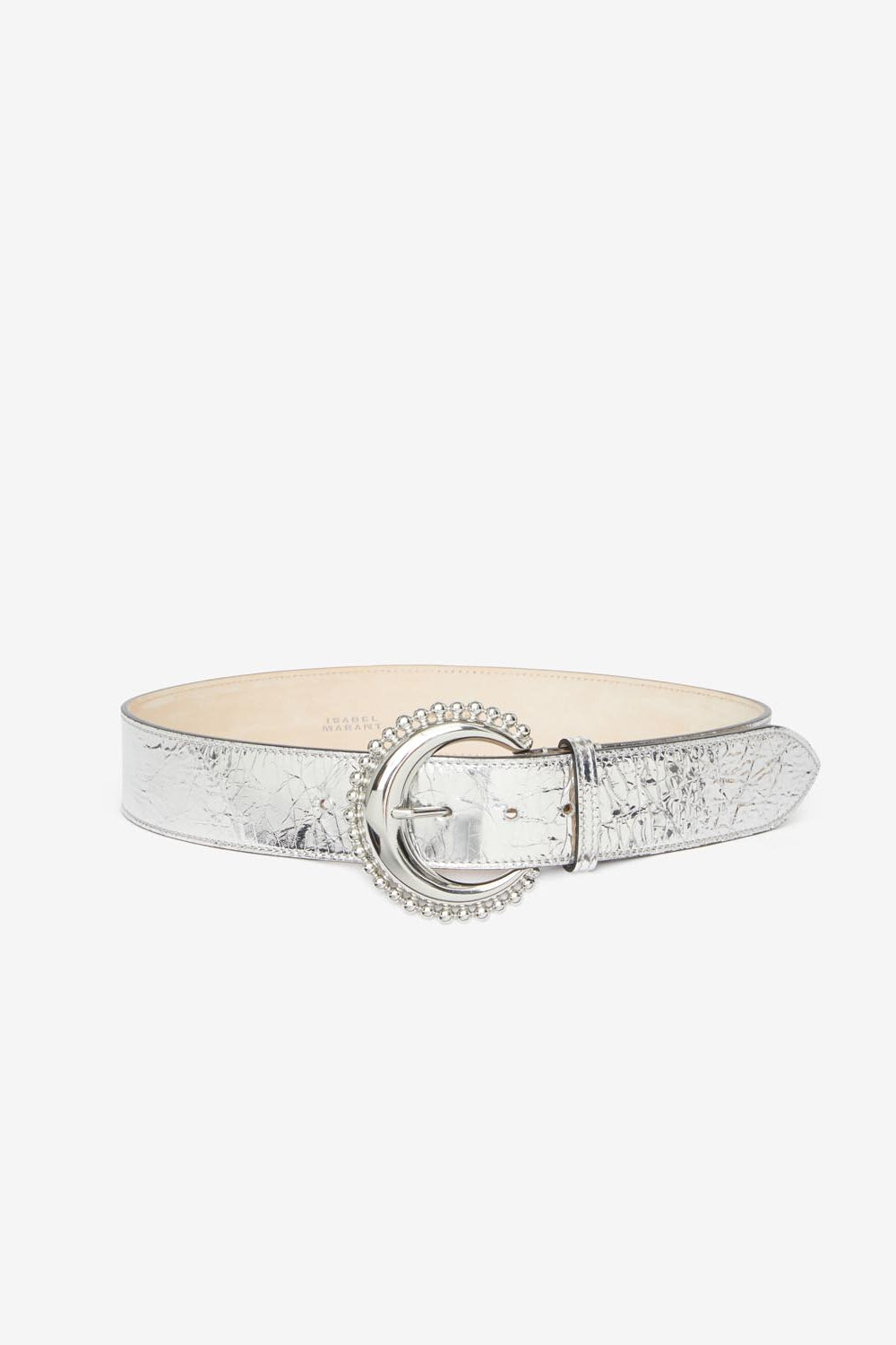 Oran wide metallic belt - Silver - Woman - 1