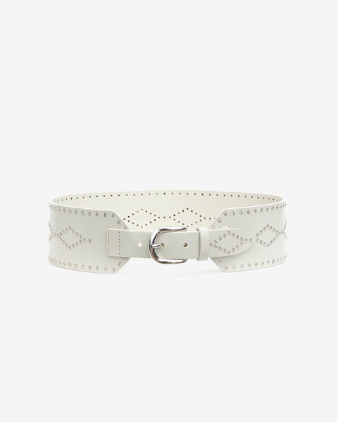 新品未使用展示品★ Isabel Marant　ベルトホワイト Belt 24ACE228BFA-B3A02A-CKSI-
