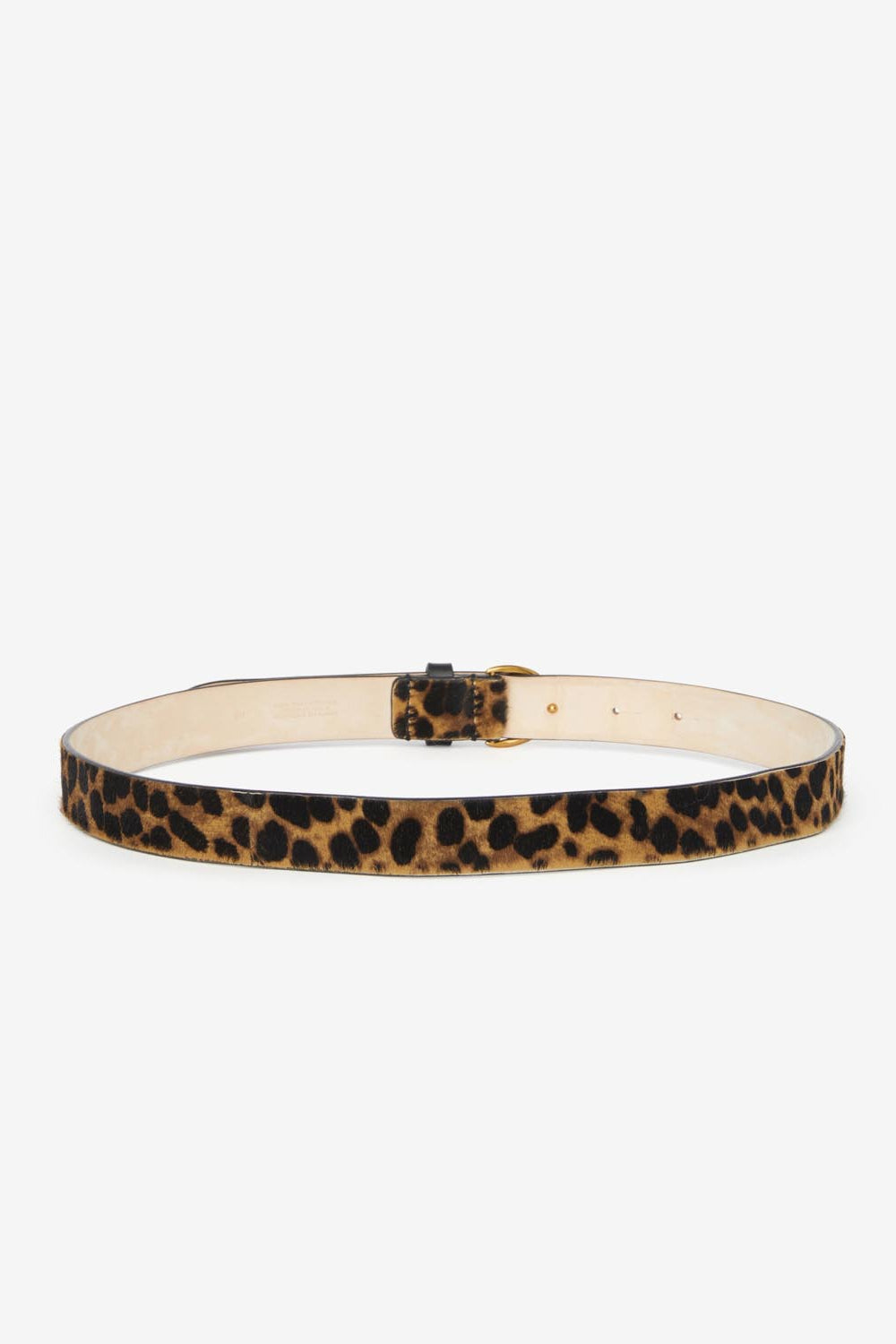 Luno leather leopard print belt - Leopard - Woman - 2