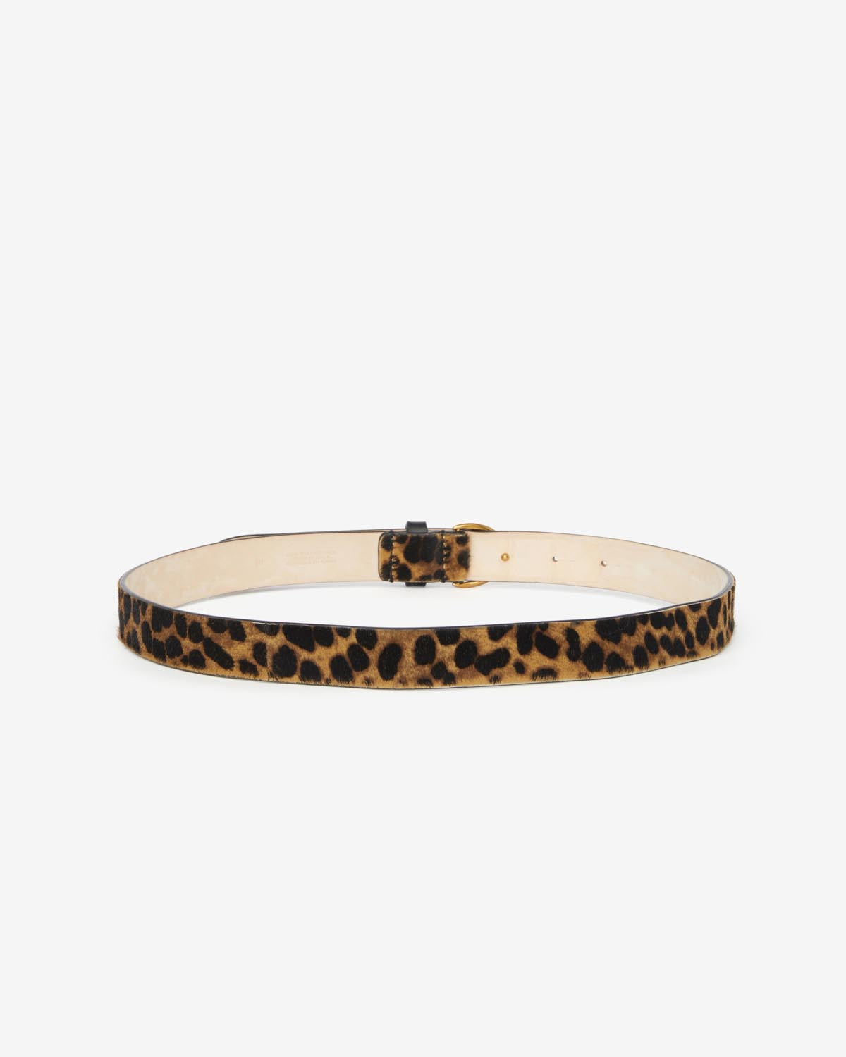 Luno leather leopard print belt - Leopard - Woman - 2