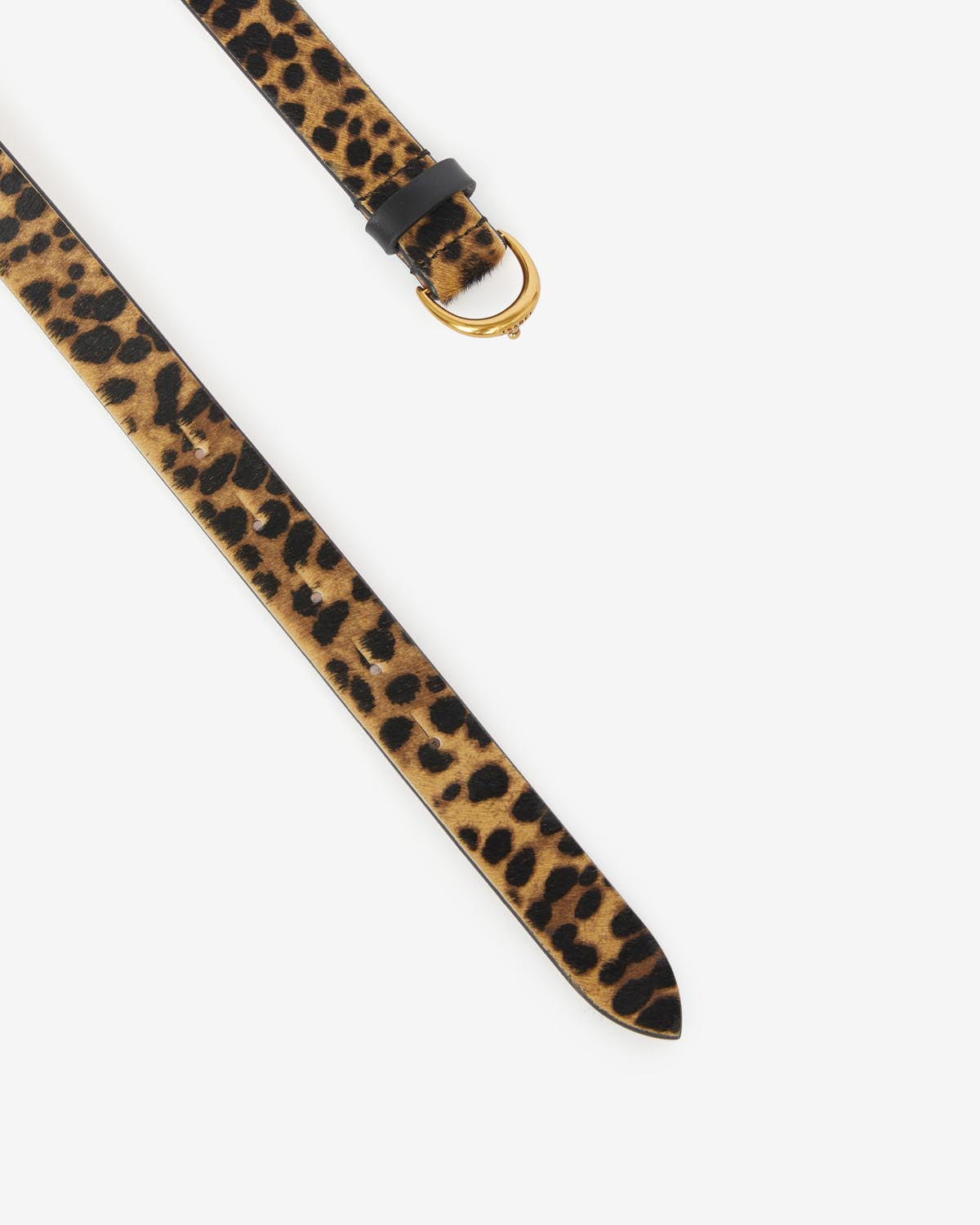 Luno leather leopard print belt - Leopard - Woman - 3