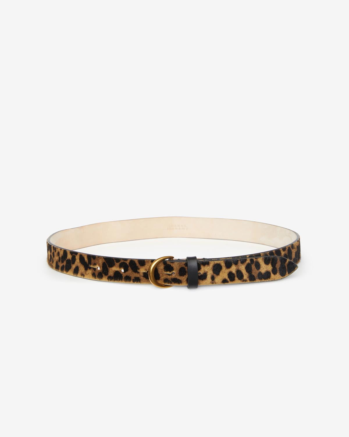 Luno leather leopard print belt - Leopard - Woman - 1